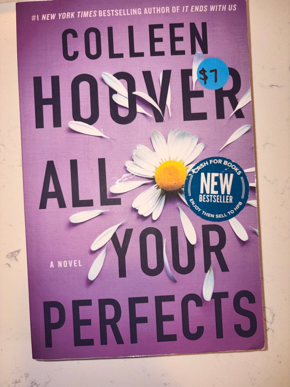 All Your Perfects — Purple Paperback Coffee Table Book by Colleen Hoover